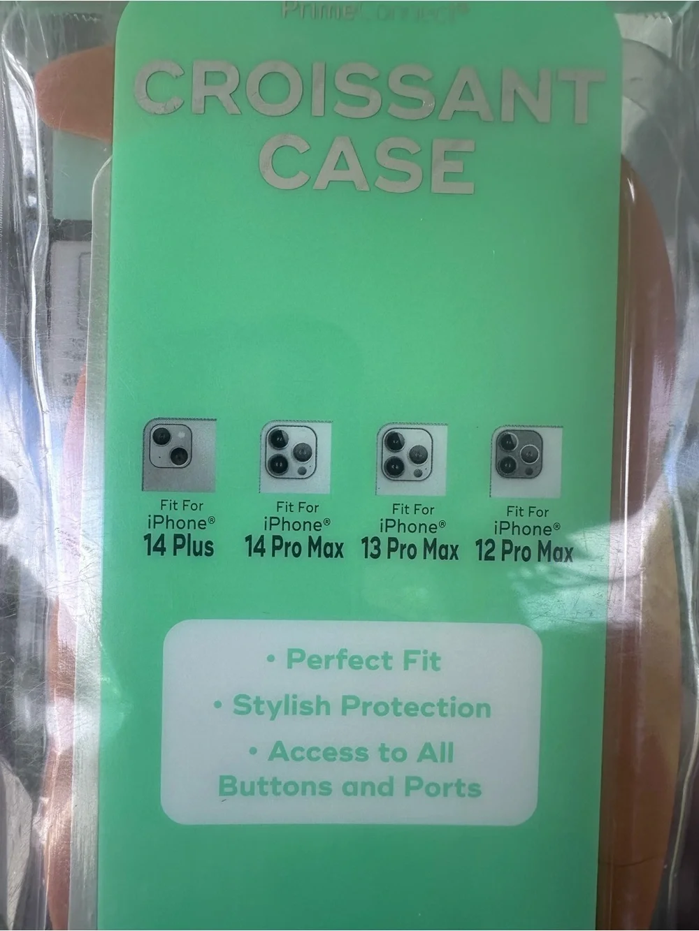 Croissant Yellow/orange Phone Case (Fits 12/13/14 Pro Max)